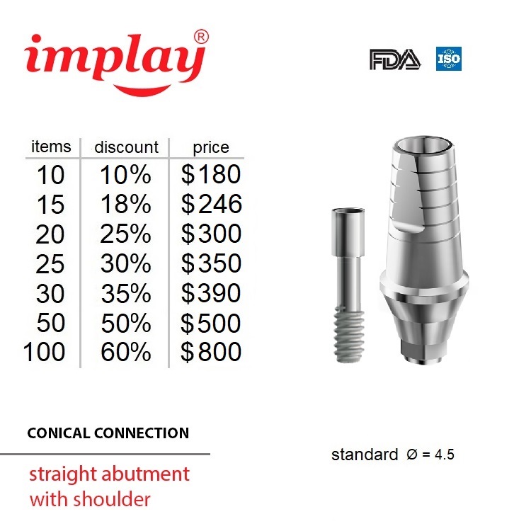 Straight abutments sh con