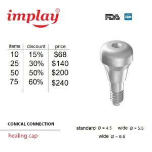 Healing caps conical