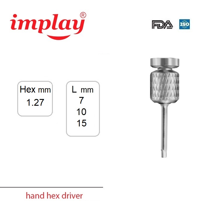 hand hex driver 1.27-x size