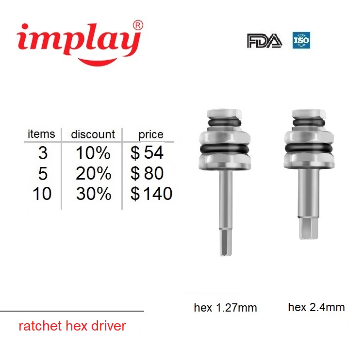 Ratchet hex drivers